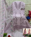 Adan Inlay Premium 25 By Deepsy Pure Cotton Embroidery Work Top With Bottom Dupatta Online Wholesale  